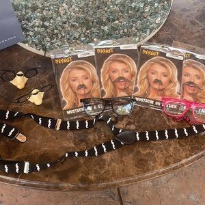 Mustache costume set